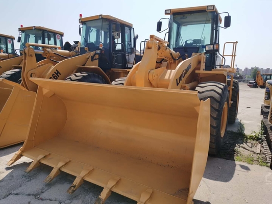 162KW Rated Power Second Hand Wheel Loaders 5 Ton Bucket Load With Cummins Engine