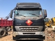HOWO 6X4 Used Tractor Trucks 375 Hp Black Color With Stable Performance