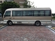 7 meter Long White and Brown  color Used TOYOTA coaster bus  Tyre 7.50R16 6 Cylinder