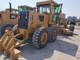 140G  Motor Grader Used Road Grader Yellow Color With 138kW Rated Power