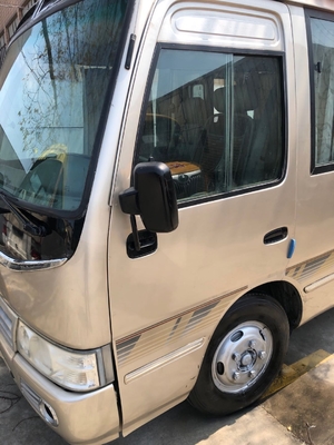 Luxury Inner Decoration Diesel Fuel Type Used Toyota Mini Coach Bus