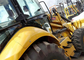 Yellow Used Caterpillar Backhoe Loader 420F2 After - Sales Service Provided