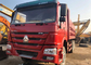 4 - 6L Engine Capacity Used Diesel Dump Trucks Howo 375 6x4 Year 2015 Red Color