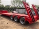 Gooseneck Lowboy Low Bed Truck Trailer Used Flatbed Trailer 3 Axle 40T 50T