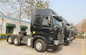 Black Color Used Tractor Trucks HOWO 6 X 4 Truck Tractor 420 Hp Manual Transmission