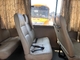 Comfortable Second Hand Coaster Buses LHD Steering Position With Sunproof Curtain