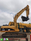 0.8M3 Bucket Crawler Excavator  Yellow  Color  Digger CAT 320c Excavator ,  Second Hand Construction Machinery